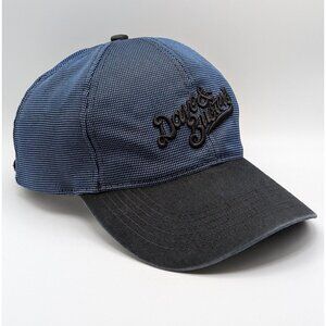Dave & Busters Cap Hat Blue Black Adjustable Leather Strap Back Arcade Gaming